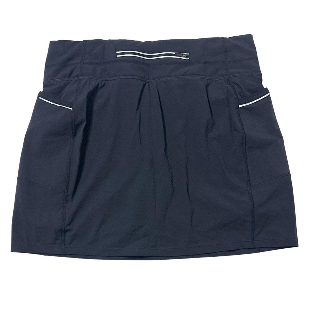 Athleta Dobby Be Free Tennis Skort Deep Navy Blue Sz ST - Picture 4 of 7